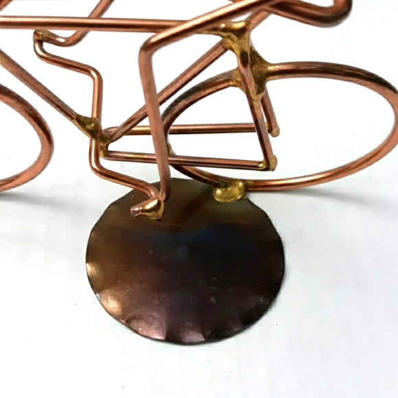 ROCK CREEK METAL CRAFT HANDMADE BICYCLIST - Picture 8 of 9
